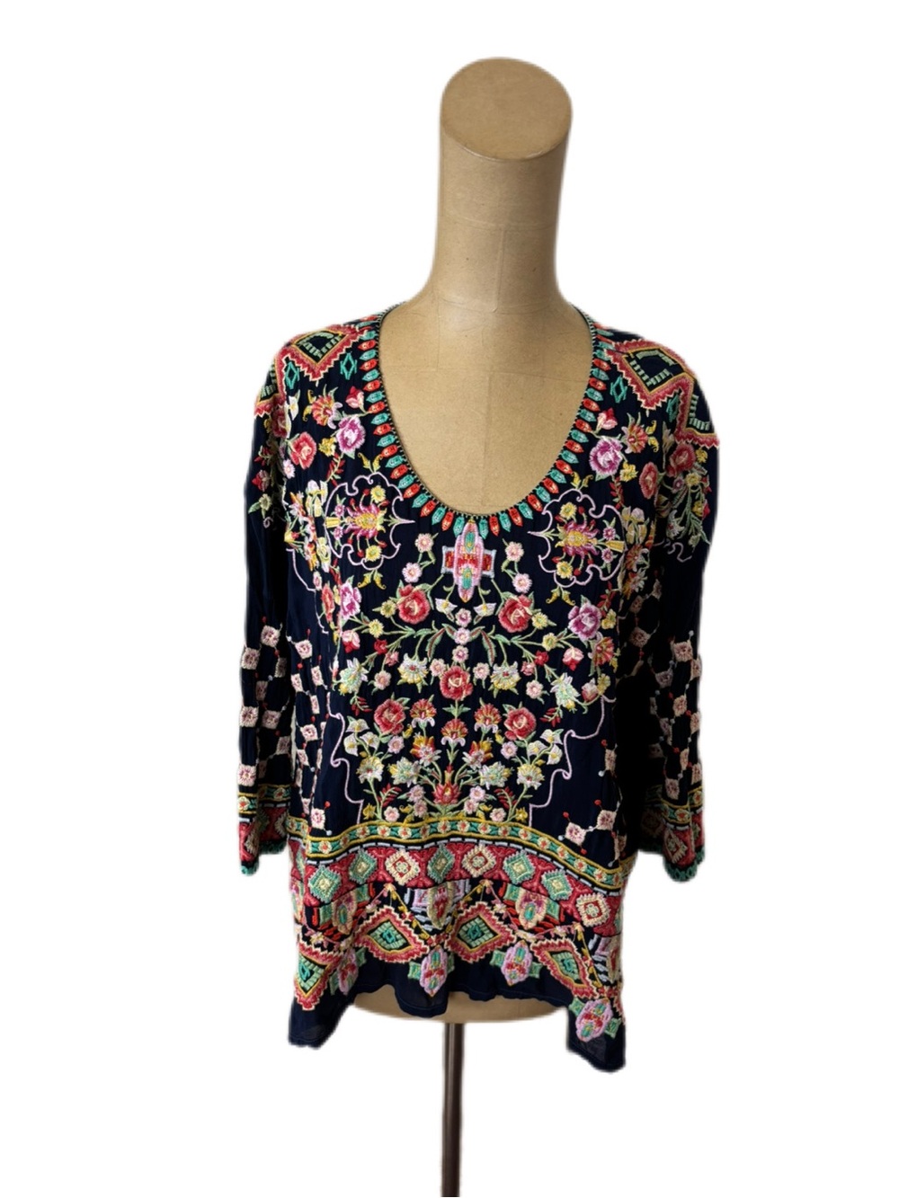 Johnny Was Sandra Blouse Women’s Size Small